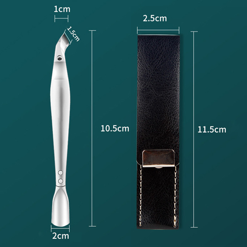 1 bucată tăietoare cu dublă utilizare pentru manichiură cuticule foarfece pensete pentru unghii trimmer pentru degetele degetelor de la picioare piele moartă instrumente pentru îndepărtarea unghiilor