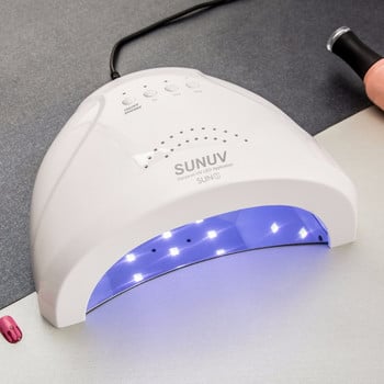 SUNUV SUNone 48W UV Lamp Gel Nail Dryer Light LED UV for Nails Μηχάνημα Λάμπα πολυμερισμού νυχιών για Gel Polish Nail Art Tools