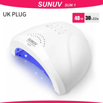 SUNUV SUNone 48W Lampă UV Uscător de unghii cu gel Lumină UV LED pentru mașină de unghii Lampă de întărire a unghiilor pentru lac cu gel Instrumente pentru arta unghiilor