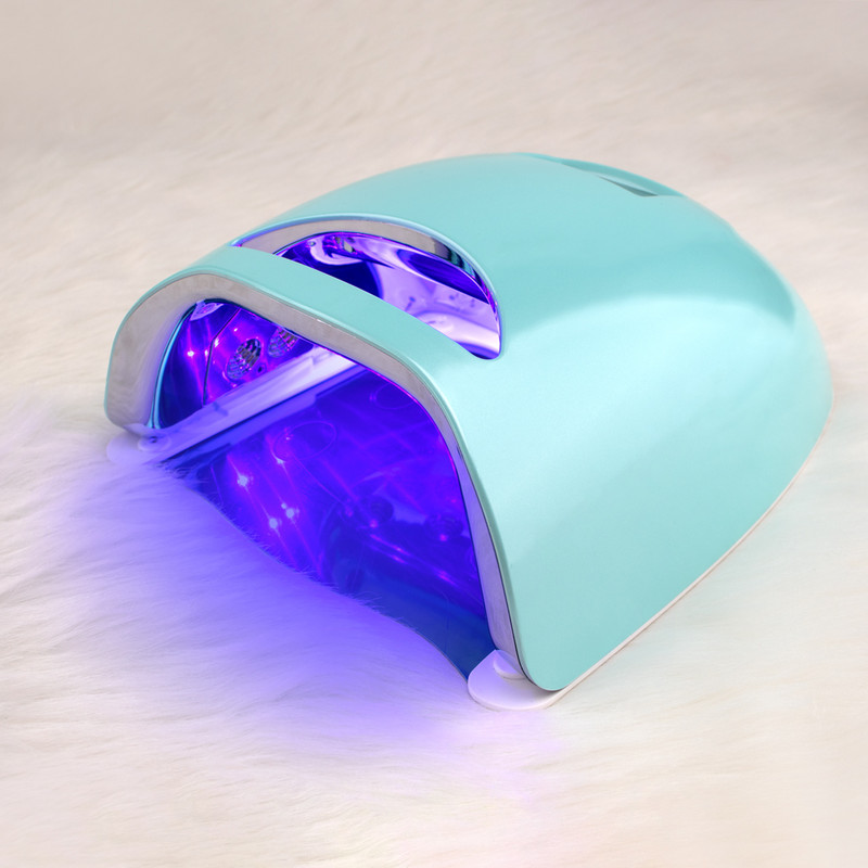 Lampă pentru unghii UV LED fără fir de 48W, uscare rapidă, manichiură, baterie inteligentă, reîncărcabilă, lampă de întărire Pro Catalisador Unhas