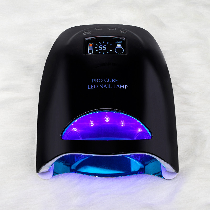 Lampă pentru unghii UV LED fără fir de 48W, uscare rapidă, manichiură, baterie inteligentă, reîncărcabilă, lampă de întărire Pro Catalisador Unhas
