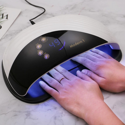 Lampă cu LED pentru uscător de unghii, modernă, 6 280W, lampă UV pentru întărirea tuturor lacurilor de unghii cu gel cu senzor de mișcare, manichiură, pedichiură, instrument de salon