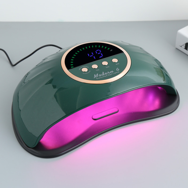 Lampă cu LED pentru uscător de unghii, modernă, 6 280W, lampă UV pentru întărirea tuturor lacurilor de unghii cu gel cu senzor de mișcare, manichiură, pedichiură, instrument de salon