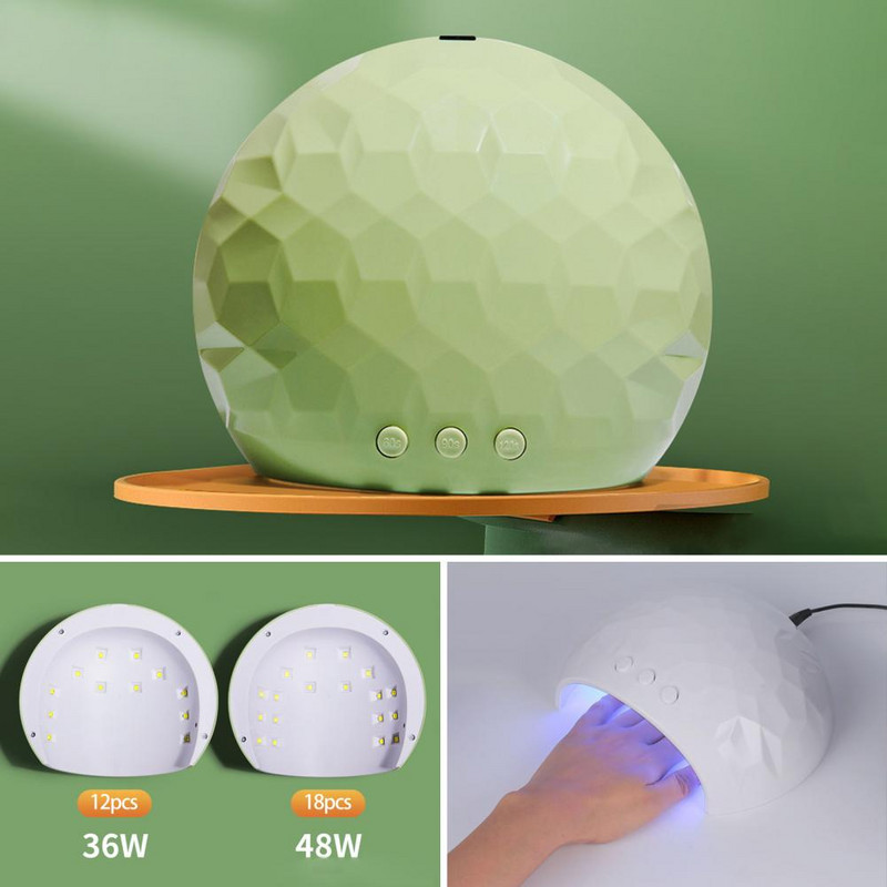 Mașină portabilă pentru uscător de unghii Lampă cu LED UV 30/60/90 de secunde Temporizator Cablu USB pentru uz casnic Uscător de lac cu gel UV pentru unghii Instrument cu lampă LED pentru unghii