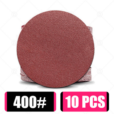 10 buc. Disc șlefuit rotund, metal, lemn, auto, roată de mașină, kit de lustruire, șlefuit, granulație 80-5000, 2-6 inci