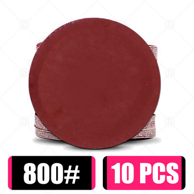 10 buc. Disc șlefuit rotund, metal, lemn, auto, roată de mașină, kit de lustruire, șlefuit, granulație 80-5000, 2-6 inci