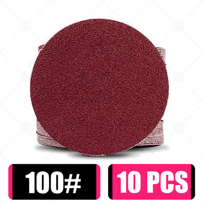 10 buc. Disc șlefuit rotund, metal, lemn, auto, roată de mașină, kit de lustruire, șlefuit, granulație 80-5000, 2-6 inci