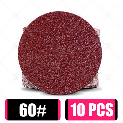 10 buc. Disc șlefuit rotund, metal, lemn, auto, roată de mașină, kit de lustruire, șlefuit, granulație 80-5000, 2-6 inci