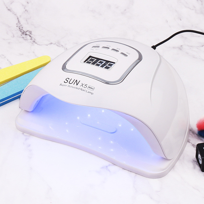 Uscător de unghii SUNX5MAX 90W 45 buc. LED-uri UV LED Lampă pentru unghii pentru lac cu gel, putere dublă, uscare rapidă cu senzor automat, lampă pentru salon de manichiură