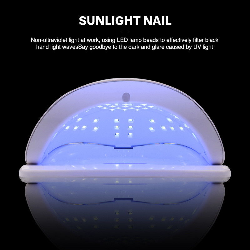 Uscător de unghii SUNX5MAX 90W 45 buc. LED-uri UV LED Lampă pentru unghii pentru lac cu gel, putere dublă, uscare rapidă cu senzor automat, lampă pentru salon de manichiură