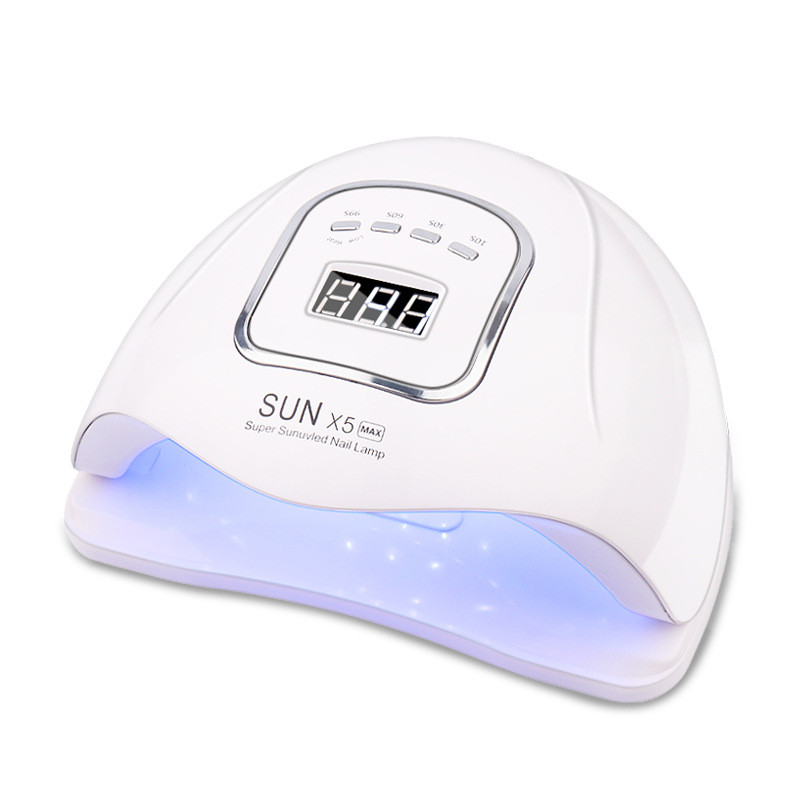 Uscător de unghii SUNX5MAX 90W 45 buc. LED-uri UV LED Lampă pentru unghii pentru lac cu gel, putere dublă, uscare rapidă cu senzor automat, lampă pentru salon de manichiură