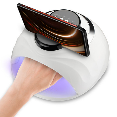 168W SUN M5 PLUS UV LED svjetiljka za manikuru Lampe za nokte Sušilo za nokte za sušenje UV gel laka Alati za nokte sa senzorskim LCD zaslonom
