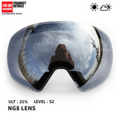 Lentila de schi NANDN cu strat dublu anti-ceata si anti UV400 potrivita pentru NG8
