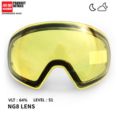 Lentila de schi NANDN cu strat dublu anti-ceata si anti UV400 potrivita pentru NG8
