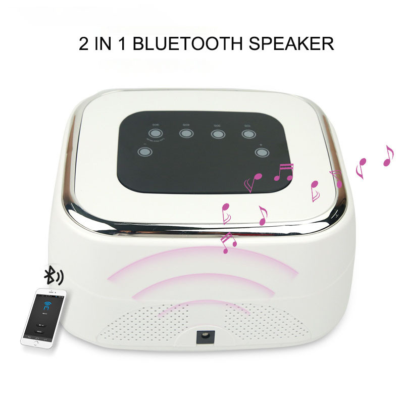Lampă LED UV LOOTAAN 99W Senzor automat de modă Difuzor Bluetooth 42 LED-uri Uscător de unghii pentru ocul cu gel Instrumente pentru manichiură și pedichiură