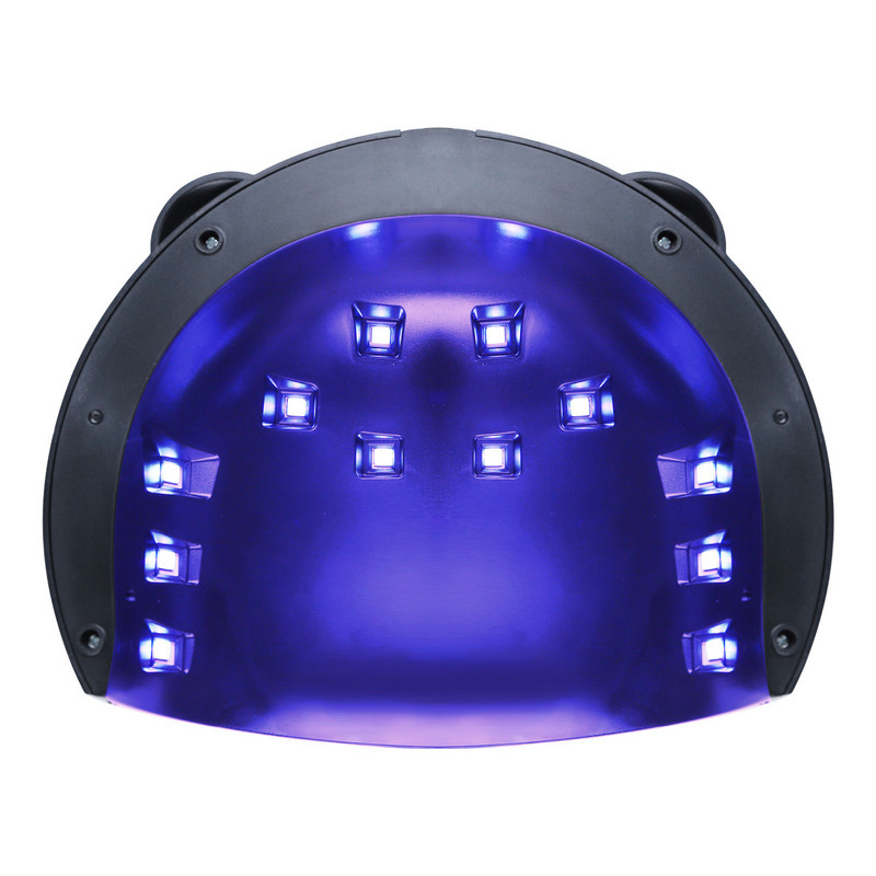 Panda Nail Light 36W Mașină de fototerapie cu sursă de lumină dublă Lampă de copt cu lumină pentru unghii Lampă de polimerizare a unghiilor