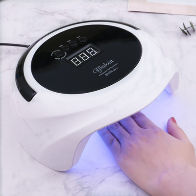 75 W UV lempa Nagų gelio kietėjimo nagų dailės mašina LCD ekranas 36 vnt LED lempos šviesa Geriausia UV LED lempa nagų gelio lako džiovintuvui