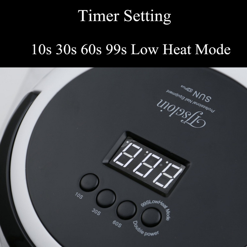 Lampă UV 75W Gel pentru unghii Mașină pentru arta unghiilor Afișaj LCD 36 buc Lampă LED Cea mai bună lampă UV LED pentru uscător de lac de unghii