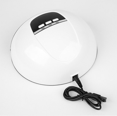 Aparat de fototerapie pentru unghii USB /54W portabil cu 15 margele de lampa Uscator de fixare a unghiilor cu viteze multiple Lampa UV Display LCD pentru unghii cu gel