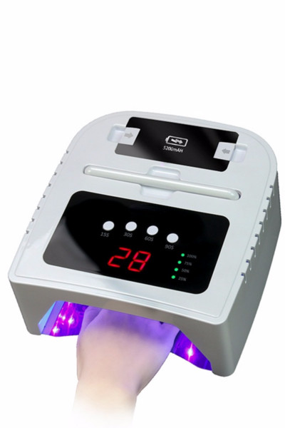 CE minőség garantált elemes kivehető fototerápiás lámpa 72w, dupla UV LED sütő, vezeték nélküli újratölthető manikűr szárító