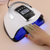280 W X11 MAX UV LED körömlámpa manikűr géllakk szárítógéphez nagy LCD Touch 66LEDS intelligens körömszárítóval
