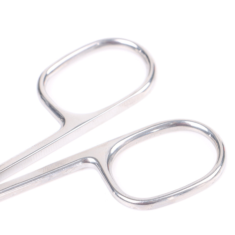 Clătiță pentru cuticulă din oțel inoxidabil Vârf curbat Lamă subțire Foarfece pentru cuticulă Mașină de tuns unghii Dispozitiv pentru îndepărtarea pielii moarte Instrumente de manichiură