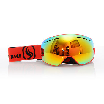 2021 Нова марка Двойни противозамъгляващи големи сферични ски очила Професионални ски очила Унисекс очила за сняг с лещи за нощно виждане