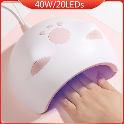 NOUĂ Lampă UV LED Uscător de unghii 36W/54W/60W Lampă de întărire pentru lac cu gel cu senzor de mișcare Afișaj LCD Instrument de manichiură pentru unghii cu uscare rapidă