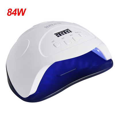 Lampă pentru unghii 84W/54W/36W Lampă cu gel de mare putere 42 LED-uri Lampă UV Uscător de unghii cu întărire rapidă cu cameră mare și temporizator Senzor inteligent instrumente pentru unghii