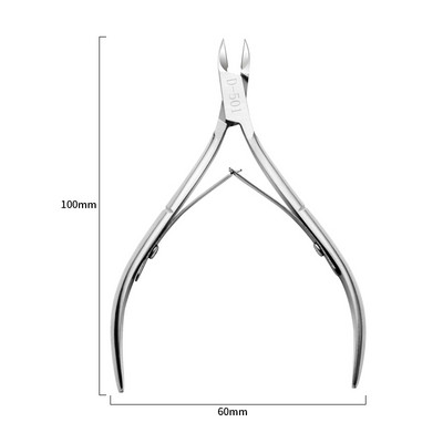 Clește pentru cuticulă Foarfecă Dispozitiv de îndepărtare a pielii moarte Clește de tuns Picior din oțel inoxidabil Manichiură Pedichiură Instrument de îngrijire a unghiilor