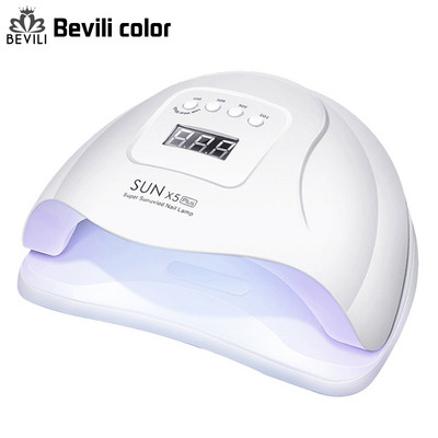 80W UV LED лампа за нокти с 36 броя светодиоди за маникюр Лампа за сушене на лак за гел за нокти 30-те/60-те/99-те години Автоматичен сензор Инструменти за маникюр