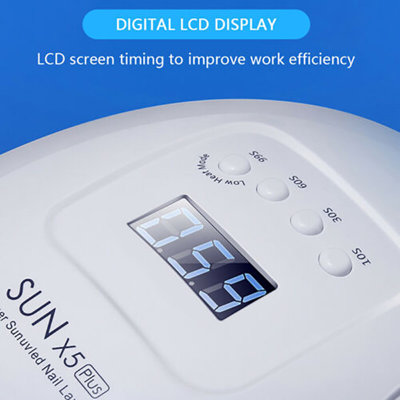 Lampă UV LED pentru unghii de 80 W cu 36 LED-uri pentru uscător de unghii cu gel pentru manichiură Lampă pentru oje cu uscare 30s/60s/99s Instrumente de manichiură cu senzor automat