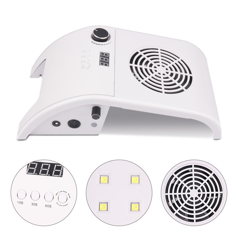 Mașină multifuncțională de manichiură 3 în 1 35000rpm Aspirator puternic și silențios Lampă pentru unghii cu LED UV de 48W Uscă rapid toate lacurile de unghii