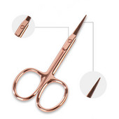 Dispozitiv de tăiat unghii Trimmer de sprâncene din oțel inoxidabil Foarfece mici Manichiură profesională Cusut unghii Instrumente pentru pedichiură ulei de cuticule