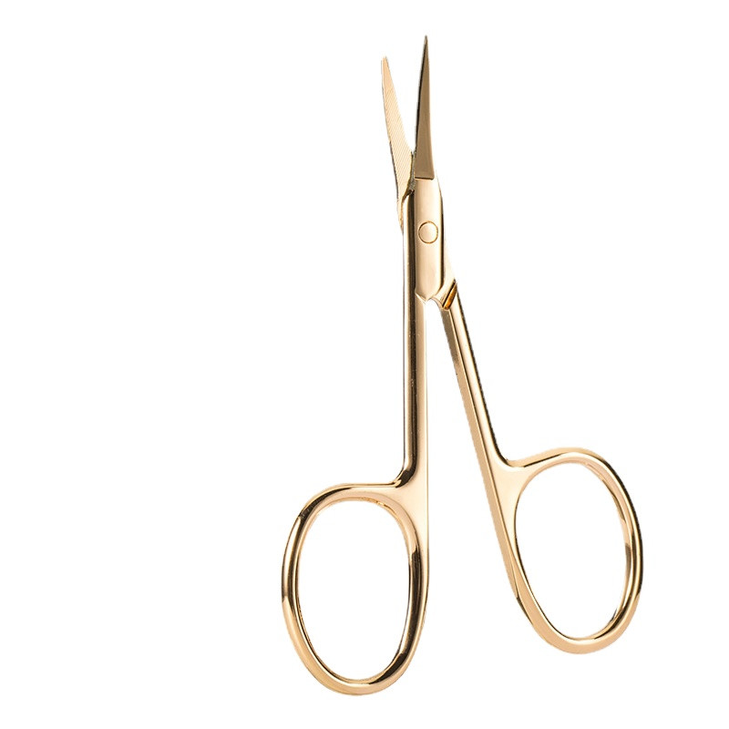 Dispozitiv de tăiat unghii Trimmer de sprâncene din oțel inoxidabil Foarfece mici Manichiură profesională Cusut unghii Instrumente pentru pedichiură ulei de cuticule