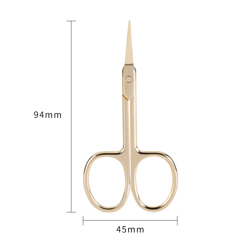 Dispozitiv de tăiat unghii Trimmer de sprâncene din oțel inoxidabil Foarfece mici Manichiură profesională Cusut unghii Instrumente pentru pedichiură ulei de cuticule