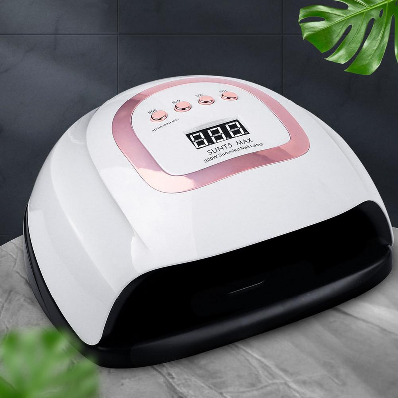 Mini hordozható körömszárító LED UV körömlámpa 220 W Gyorsan száradó Nail Art Tool köröm kellékek profiknak Lampara Led Para Uñas