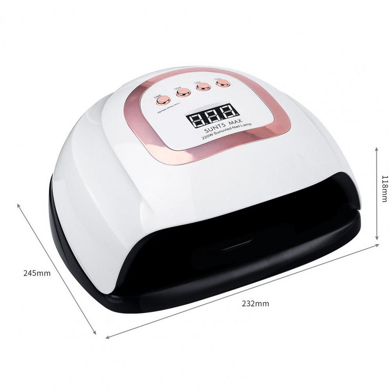 Mini hordozható körömszárító LED UV körömlámpa 220 W Gyorsan száradó Nail Art Tool köröm kellékek profiknak Lampara Led Para Uñas