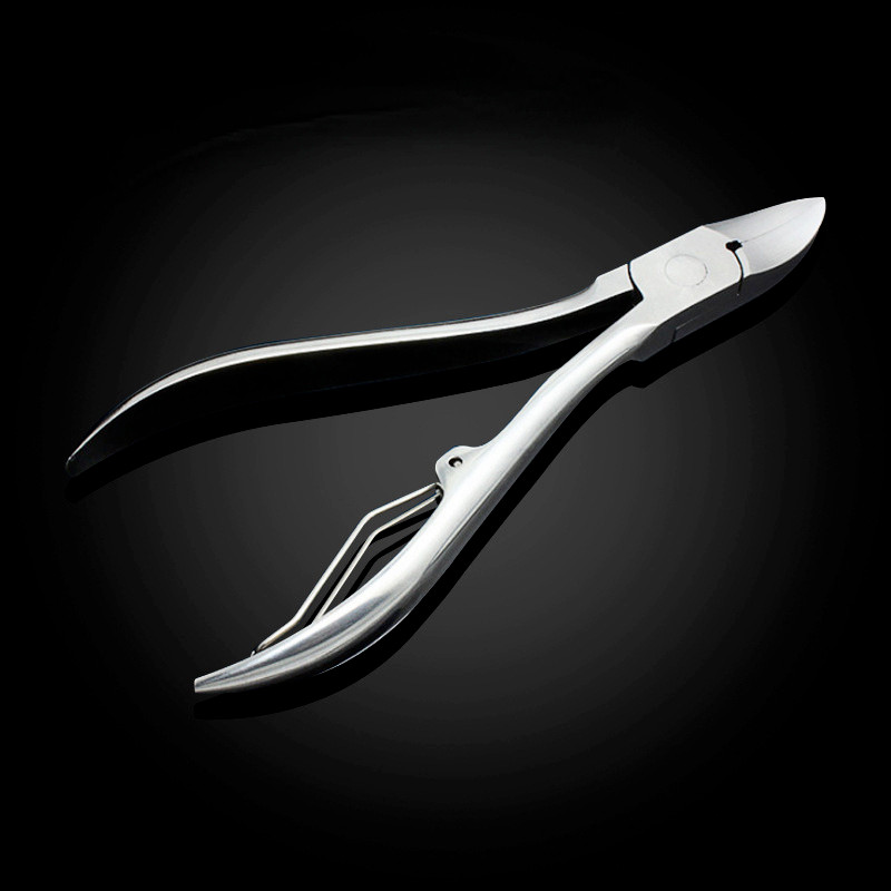 Clește pentru nas de vultur din oțel inoxidabil pentru unghii cu incrustație pentru unghii Clipă mare pentru unghii foarfece pentru piele moartă clește de frumusețe