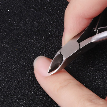Cuticle Nippers Nails Groove Special Scissors Manicure Clippers Nail Art Dead Skin Remover Εργαλείο πεντικιούρ από ανοξείδωτο ατσάλι