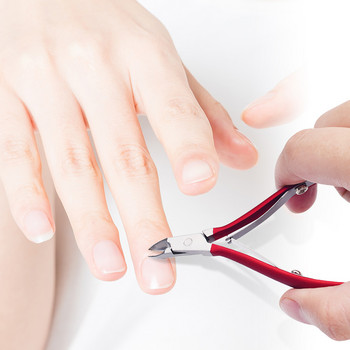 1 ΤΕΜ. Cuticle Nippers Nail Manicure Scissors Clippers Trimmer Dead Skin Remover Pedicure Κόφτες από ανοξείδωτο ατσάλι Εργαλεία τέχνης νυχιών