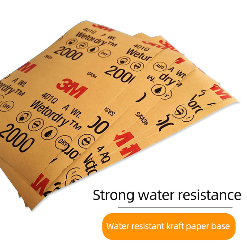 Hârtie abrazivă 3M Granulație 2000 1500 Vopsea Suprafață Frumusețe Lustruire Hârtie abrazivă pentru mașină cu șlefuire cu apă