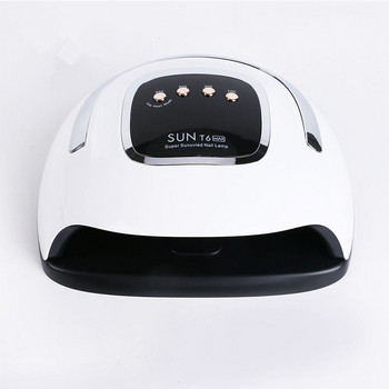 Нова UV лампа за нокти SUN T6 MAX 57 LED лампи за изсушаване за втвърдяване на всички UV гел лакове за нокти със сензор за движение Пещ Инструмент за маникюр