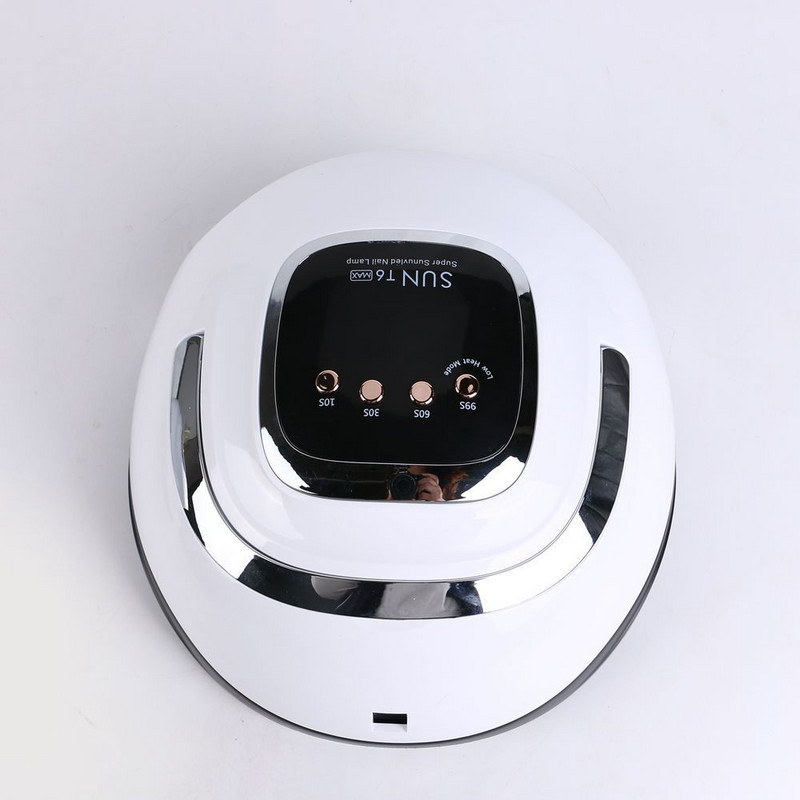 Nauja SUN T6 MAX UV nagų lempa 57 LED džiovinimo lempos, skirtos kietinti visus UV gelinio lako nagų lakus su judesio jutimo orkaitės manikiūro priemone