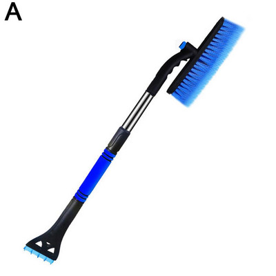 Răzuitor de zăpadă pentru mașină Curățare automată a geamurilor parbrizului în 2 Îndepărtare racletă de zăpadă Îndepărtare răzuire iarnă Lopată Instrument perie Gheață 1 Y0V9