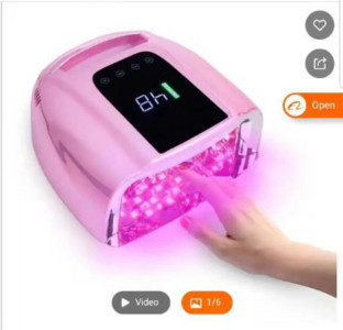 Lămpi UV pentru unghii, reîncărcabile fără fir Gradient Pro Cure, 96 W, pentru oja cu gel pentru manichiură, profesională, pentru salon cu logo privat