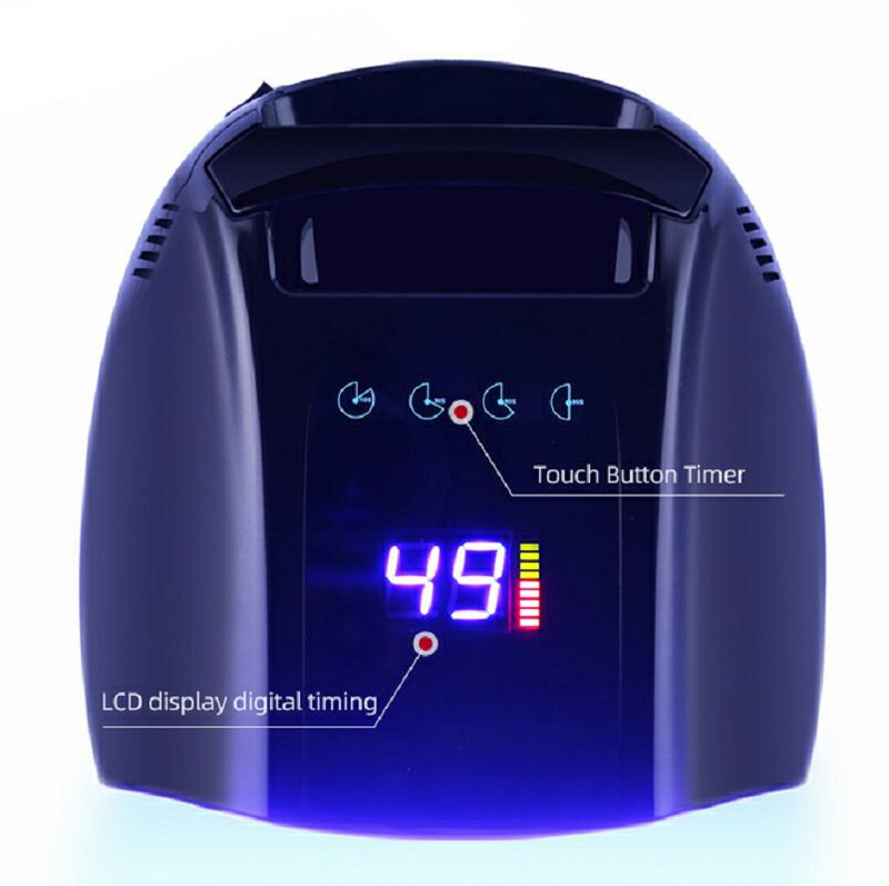 Lămpi UV pentru unghii, reîncărcabile fără fir Gradient Pro Cure, 96 W, pentru oja cu gel pentru manichiură, profesională, pentru salon cu logo privat