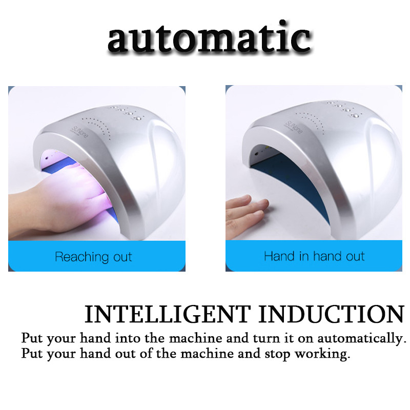 Lampă UV LED pentru unghii Uscător de unghii Lampă UV cu 30 LED pentru uscarea unghiilor Gel pentru unghii Lampă pentru manichiură Instrumente de salon