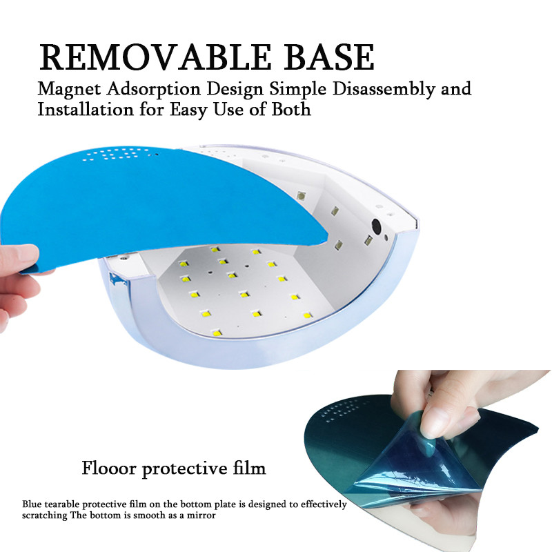Lampă UV LED pentru unghii Uscător de unghii Lampă UV cu 30 LED pentru uscarea unghiilor Gel pentru unghii Lampă pentru manichiură Instrumente de salon