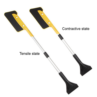 Racletă de gheață pentru mașină, sticlă, lopată pentru zăpadă, tijă lungă, instrument de dezghețare a gheții, perie pentru îndepărtarea zăpezii, racletă, accesorii pentru mașini de iarnă